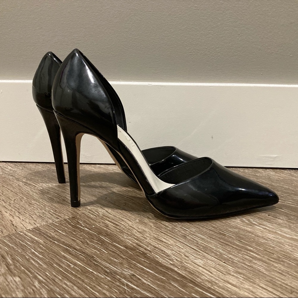 Aldo Black Patent Heels